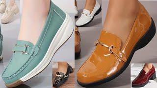 2024 LATEST COMFORTABLE AND SOFT SLIP ON STYLISH SHOES DESIGNS FOR WOMEN LATEST EVERYDAY FOOTWEAR