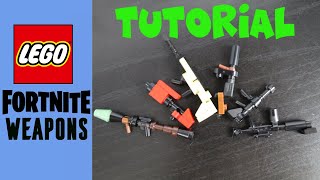 How to build Lego Fortnite weapons!!!