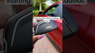 Starting the 2024 #Cadillac XT4  #suv #asmrsounds #asmr #xt4 #Cadillacxt4 #automobile #shorts