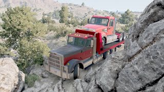 Realistic Truck Recovery Crashes #01 [BeamNG.Drive]