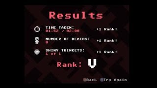 VVVVVV: Warp Zone Time Trial - V Rank