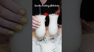 Vanilla Pudding Milkshake🥤#milkshake #vanilla #easy #recipe #summer #summervibes #yummy #fyp