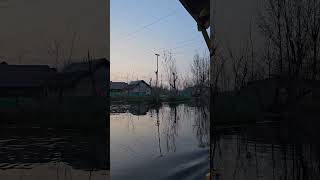 beautiful evening at dal lake,  kashmir