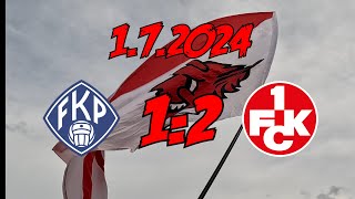 FK Pirmasens 1:2 1. FC Kaiserslautern - 1.7.2024 - Schwerer Sieg im Test...