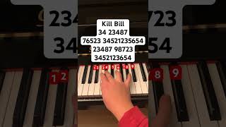 Kill Bill // follow my instagram: jessnotes123 #piano #pianotutorial #pianomusic #sza