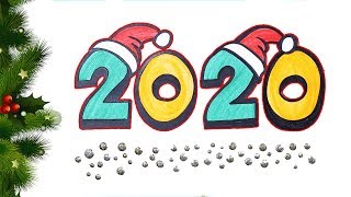 2020 Çiz ve Boya 🎄 | Renkleri Öğreniyorum | Türkçe ve İngilizce Öğreniyorum