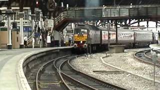 47804 & 47786 thrash & clag out of York with the Royal Scotsman.