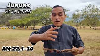 EVANGELIO DE HOY.  Jueves 22 de agosto | Padre Victor Ordoñez