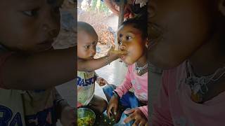 Suraj & Manoj (real and twice) #cute baby eating rice #shorts #viral