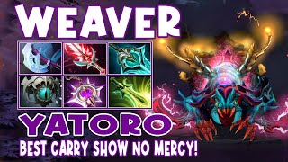 Yatoro Weaver Gameplay BEST CARRY SHOW NO MERCY - Dota 2 Pro Gameplay - Daily Dota 2 TV