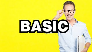 Basic - meaning | What does "Basic" mean? Slang definition