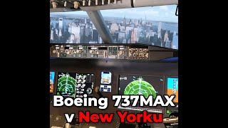 New York z kokpitu Boeingu 737MAX!