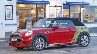 2016 John Cooper Works (JCW) Cabriolet prototype Spyshots