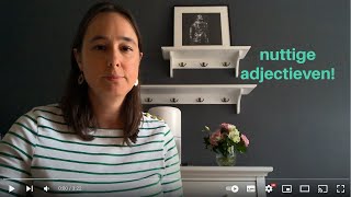 zakelijk Nederlands B1/B2: nuttige adjectieven (useful Dutch adjectives) #learndutch #nt2