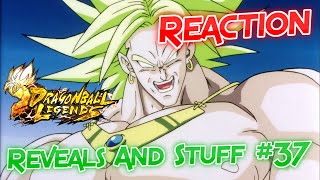 Dragon Ball Legends - Reveals And Stuff #37: Live Reaction! [LL Z Broly?!]