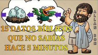 15 Datos Bíblicos Que No Conocías / 15 Curiosidades De La Biblia