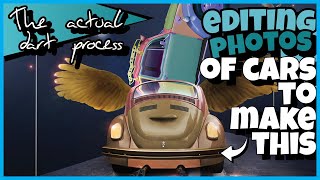 I want to put a car in a car | ART IN THE MAKING | Photoshop editing | 'Car in a Car'