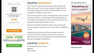 Qroople real estate cash back coupons, empowering brands