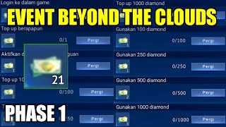 BOCORAN MISI EVENT TOP UP MLBB X BEYOND THE CLOUDS PHASE 1 | CATAT TANGGALNYA - MOBILE LEGENDS