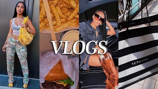 VLOGS: LIFE AS A TEEN INFLUENCER | promo pics, self care, shopping, Dearra's pop up!