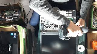 Lenovo ThinkPad T530 disassembly replace LCD screen motherboard keyboard palmrest bottom case cooler