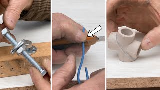 Bolt, Wire, and Water Cross | DIY Tools