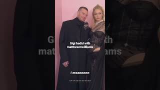 Gigi Hadid with matthewmwalliams#before attending met gala