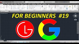 Autocad 2D Practice Drawing / Exercise 19/ Simple Tutorial