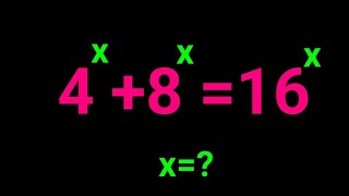 Algebra Exponential Problem | Find the Value of x in this Equation