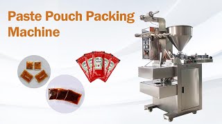 Super-Efficient Automatic Paste Pouch Packing Machine for Sauce, Ketchup, Honey, Butter