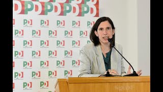 Direzione nazionale Pd, relazione di Elly Schlein