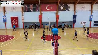 BURSA BÜYÜKŞEHİR BELEDİYE SPOR KULÜBÜ VS MG SPOR KULÜBÜ - GENÇ KIZLAR - 15.02.2024