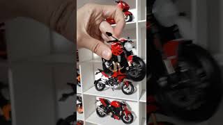 Miniatura moto coleção diecast