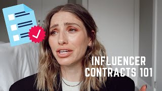 EVERYTHING YOU NEED TO KNOW ABOUT CONTRACTS | Influencer marketing + blogging contracts