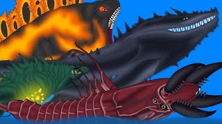 Chelicerote VS Biozilla VS Burning Bloop VS Leviathan