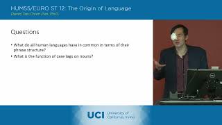 The Origin of Language - 18-3 - Steven Pinker 2 - Discussion