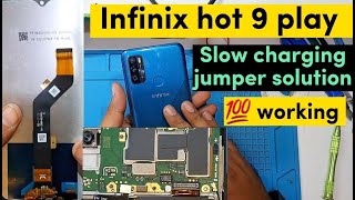 Infinix Hot 9 play Slow Charging Problem Solution | X680  Jumper Solution ways | Ahmad Mobile Tech