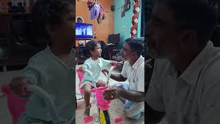 #Laddu baby #Thatha cycle la enkuda ukkaranum nu orea Crying # Fun Moment#funny