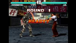 Tekken 3 (Arcade) - Yoshimitsu Speedrun 2'24'' - Default settings