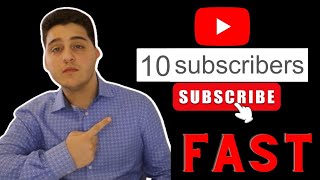 How To Get Your First Ten Subscribers FAST In 2024!