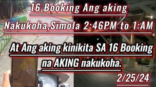 Ang kinikita ko sa 16 booking na AKING nakukoha.