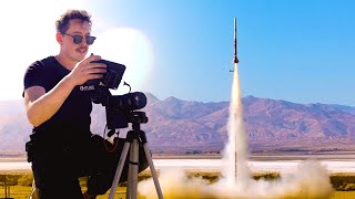 Filming a High Power Rocket Launch