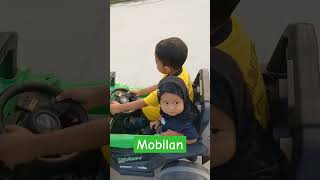 nyoride momobilan sewaan #maenanyubii #shortvideo #fypシ #viral #karawanghits #mainananak #mobilan