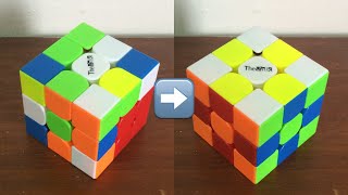 3x3 solved directly into checkerboard pattern challenge