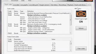 Reading Fault Codes with EngineCheck Pro