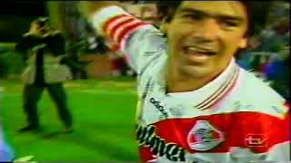 Marcelo Salas campeón del Apertura 1997 con River Plate