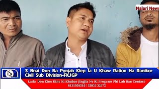 3 Bnai Don Ba Pynjah Klep Ïa U Khaw Ration Ha Ranikor Civil Sub Division-FKJGP.