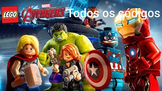 Lego Marvel Avengers-Todos os códigos