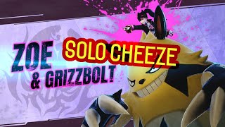 How to Solo First Boss in Palworld - ZOE & GRIZZBOLT Super Easy Cheese Method