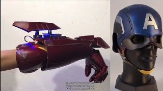 Iron Man Gauntlet Missile Mark VII + Captain America Helmer 2.0 preview